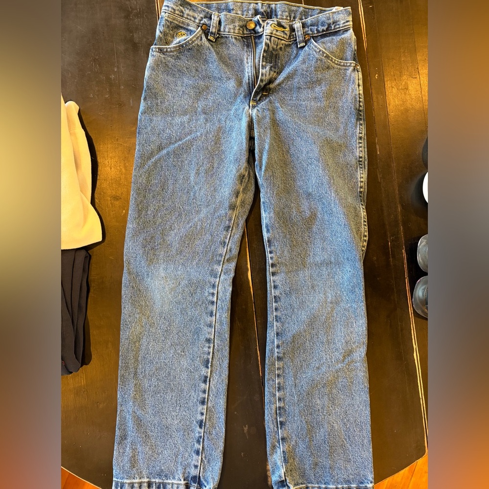 Boys WRANGLER jeans practically brand new! Only worn once NO stains or rips